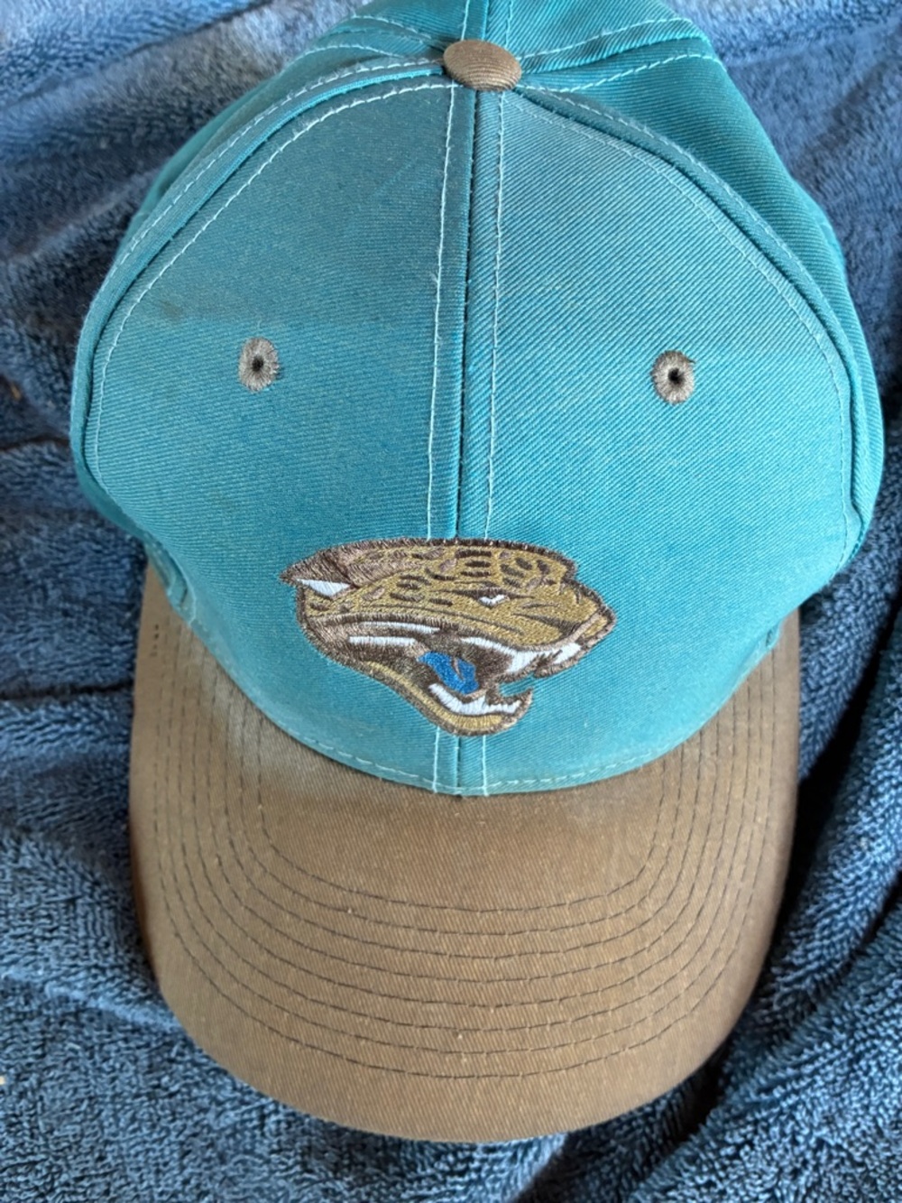 Jacksonville Jaguars Teal and Brown Embroidered Cap